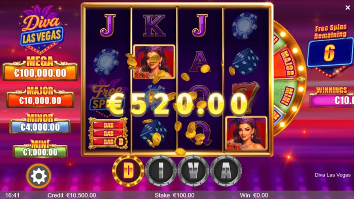 Diva Las Vegas - tổ hợp chiến thắng với Wild